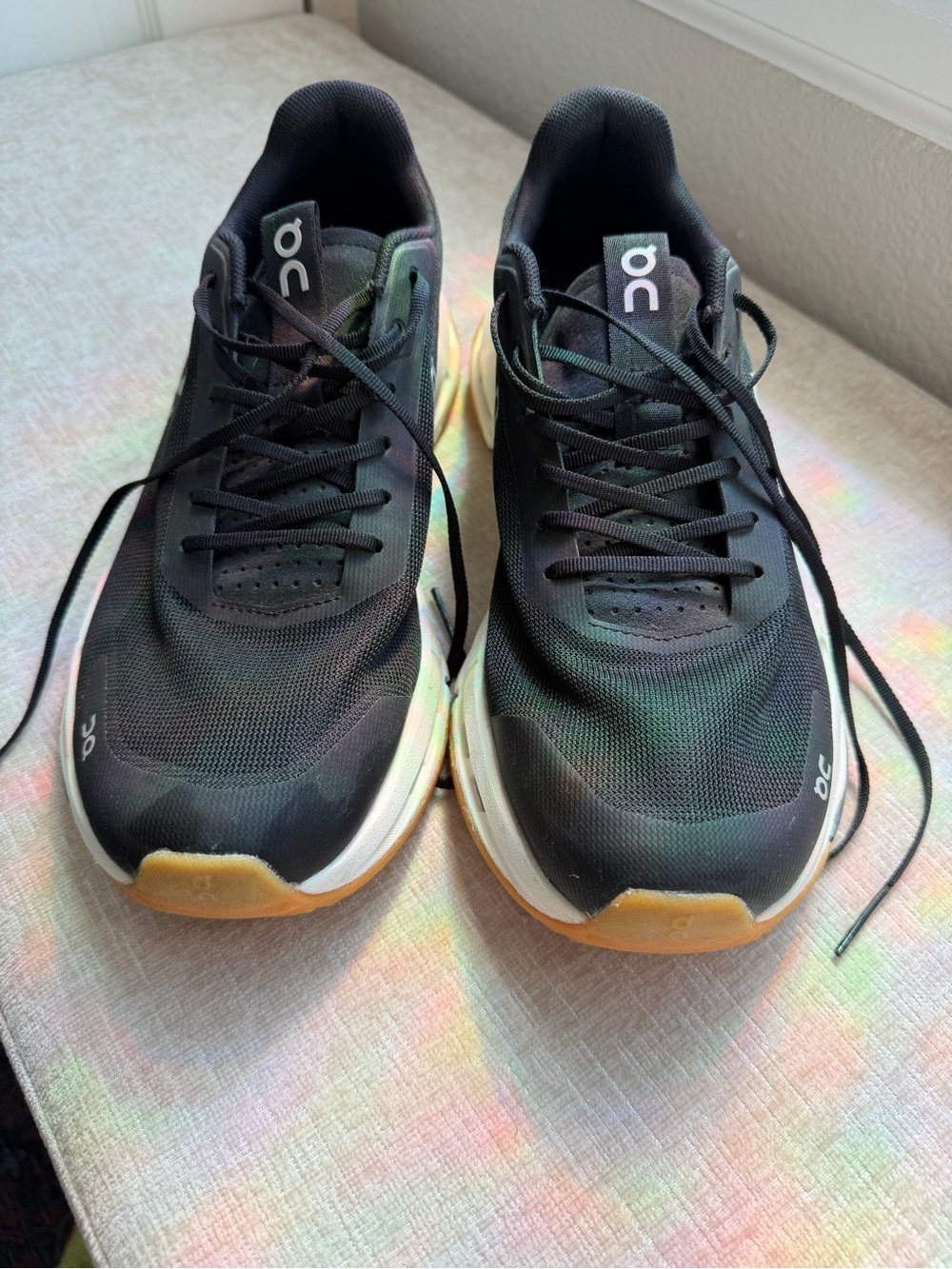 On Cloudnova Form 2 CloudTec Women’s Black Ivory Athletic Shoes Size 9 - Picture 5 of 7